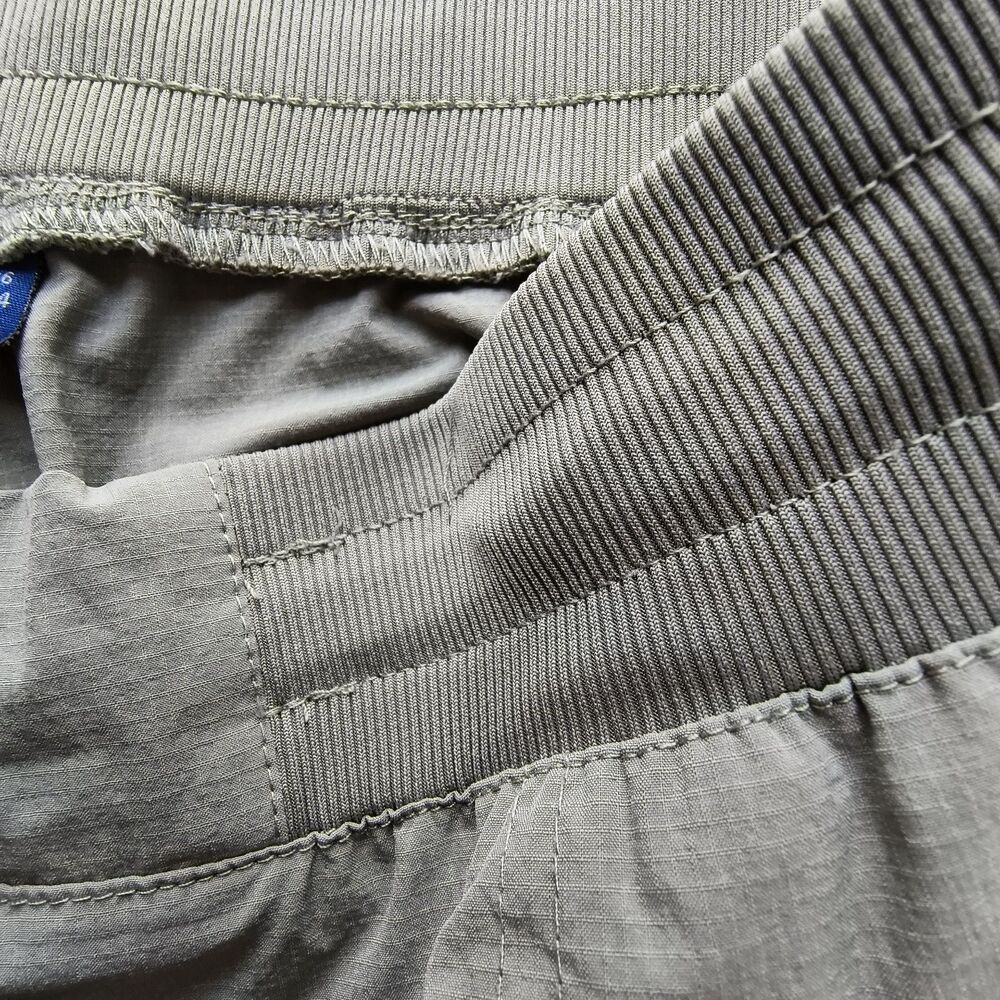 Mountain Hardwear Hiking Pants Womens 12 Olive Green Zip Off Convertible Stretch - Picture 14 of 16